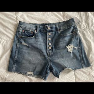 NWT GAP denim high rise shorts, size 8/29